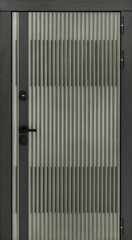 Входная дверь ДвериПРО Elfy Экошпон СБ-3 (16мм, капучино) DPRO198319 внешняя сторона