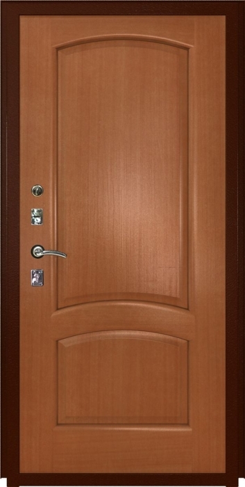 Входная дверь L - 3b Лаура (16мм, анегри 74) внутренняя сторона
